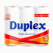 ROLLO DE COCINA DUPLEX   3 X 40unidades